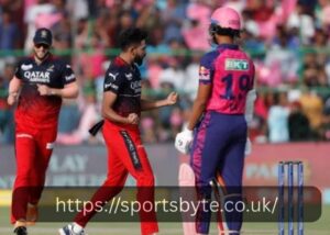 Royal Challengers Bengaluru Vs Rajasthan Royals Match Scorecard