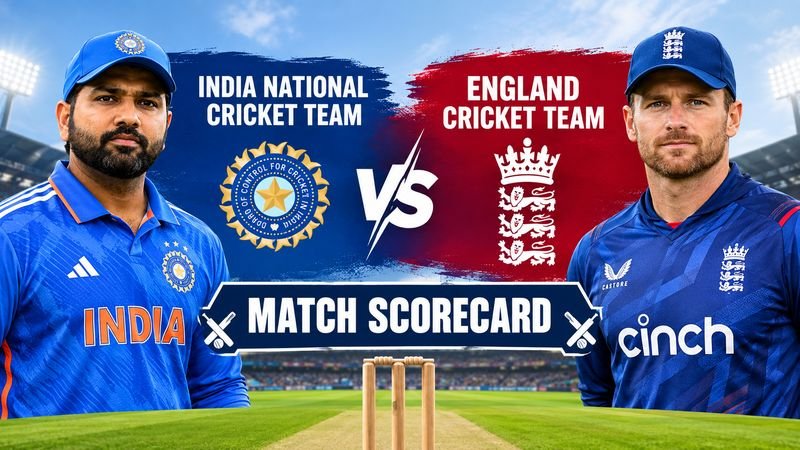 India National Cricket Team Vs England Cricket Team Match Scorecard