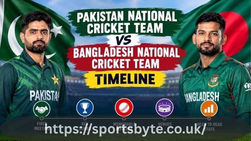Pakistan National Cricket Team Vs Bangladesh National Cricket Team Timeline