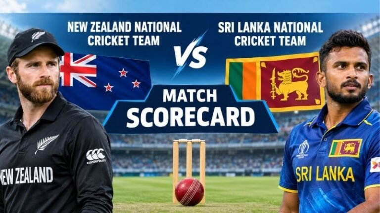 New Zealand National Cricket Team vs Sri Lanka National Cricket Team Match Scorecard