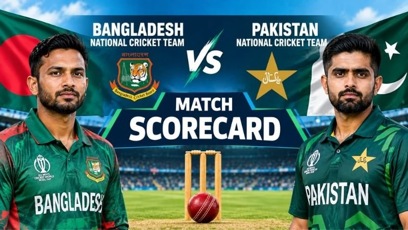 Bangladesh National Cricket Team vs Pakistan National Cricket Team Match Scorecard