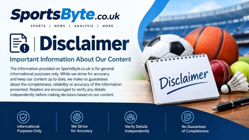 Disclaimer | SportsByte.co.uk |